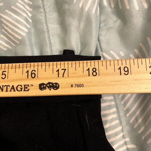 Lindex Straight Trouser Pants in Black Classic Slacks Officewear Work Size US 12 - Picture 7 of 9